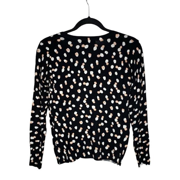 Philosophy Sweater Size XS Women's Polka Dot Long Sleeve Button Up Lightweight - Picture 2 of 5
